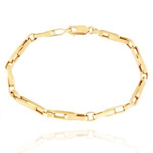 Herren-Armband 585, gold, klobig, 22 cm