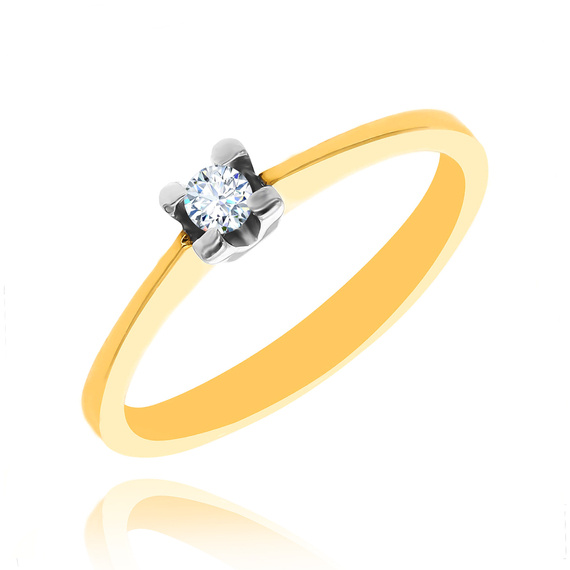 Gold 585 Ring mit Zirkonia