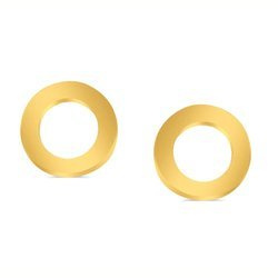 Goldreife Ohrringe auf Post 585 Einfach