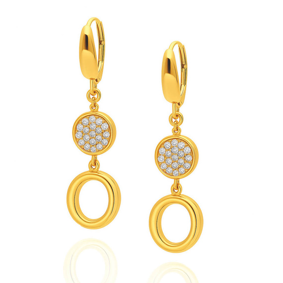 Gold Oval Halskette 585 Zirkone Fußkettchen Kette 