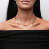 Goldband Halskette Adder 585 glatt 4 mm Länge 36-40 cm Choker