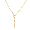 Goldkette Halskette mit Zirkonia Krawatte Teardrop 585 aus der Kollektion Persephone
