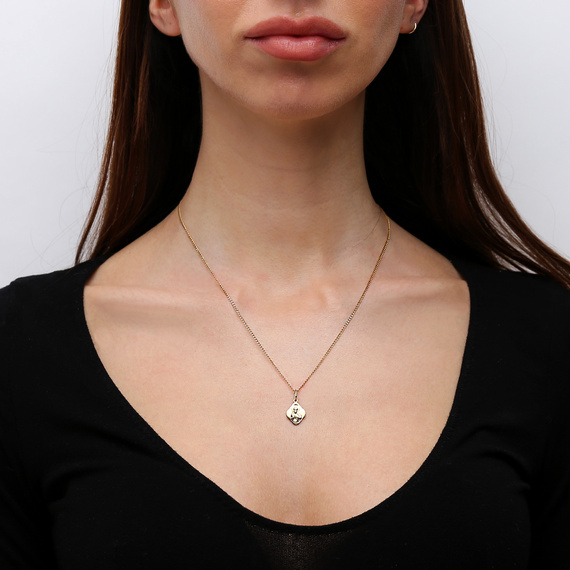 Wundertätiges Medaillon Unsere Liebe Frau Unbefleckt Gold 585