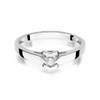 Verlobungsring aus Gold mit 0,09 Karat Diamant