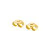 Erdbeere Gold Post Ohrringe für Mädchen 585