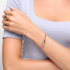 Gold starrer Kreis 585 Armreif Weiß- und Gelbgold Diamant halboffenes Scharnierarmband