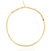 Goldband Halskette Adder 585 glatt 4 mm Länge 42-45 cm
