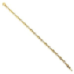 Goldarmband 585 mit 0,42 Karat Diamanten