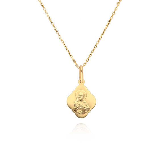 Wundertätiges Medaillon Unsere Liebe Frau Unbefleckt Gold 585