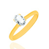 Goldring 585 Saphir 0,43 Karat Diamanten 0,14 Karat