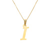 Gold-Anhänger 585 Buchstabe schräg I