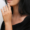 Goldring 585 Saphir 0,43 Karat Diamanten 0,14 Karat