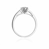 Verlobungsring aus Gold mit 0,12 Karat Diamanten