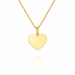 Gold 585 durchbrochener Herz-Anhänger