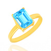 Goldring 585 Saphir 0,43 Karat Diamanten 0,14 Karat