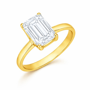 Goldring 585 Saphir 0,43 Karat Diamanten 0,14 Karat 
