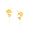 Gold 585 Delphin-Diamant-Ohrstecker