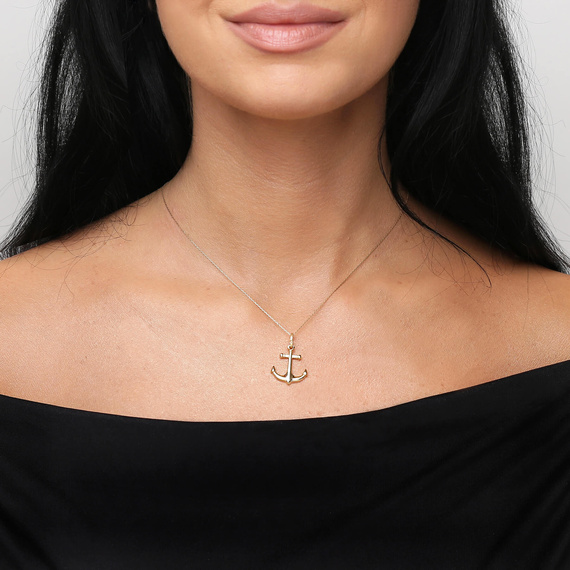 Gold 585 durchbrochener dicker Herz-Anhänger