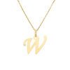 Gold-Anhänger 585 Buchstabe schräg A