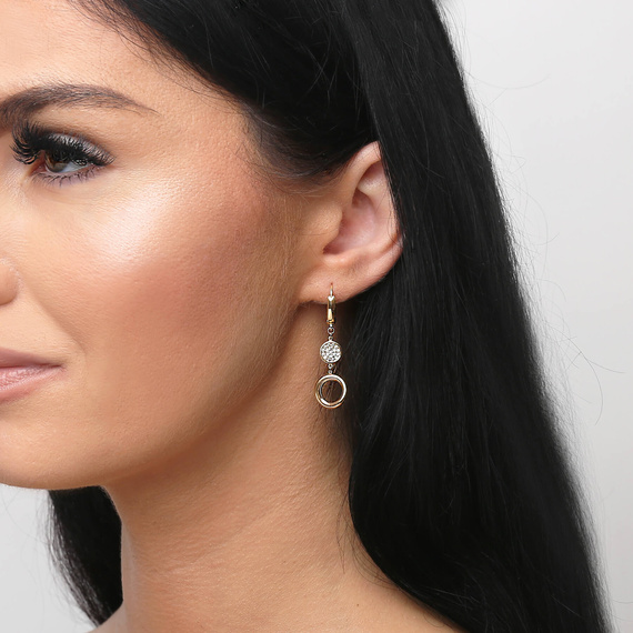 Gold Oval Halskette 585 Zirkone Fußkettchen Kette