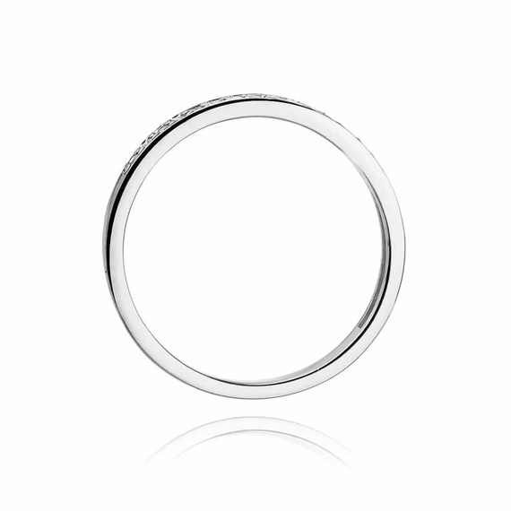 Goldring mit Diamanten bis zu einem halben 0,09 ct