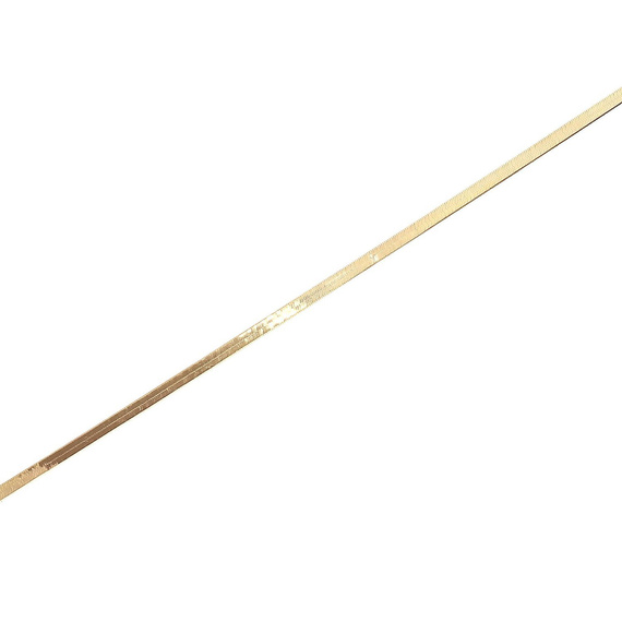 Goldarmband 585 schmal glatt 2,5 mm Länge 19–21 cm