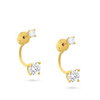 Gold 585 Zirkonia Anhänger Ohrringe