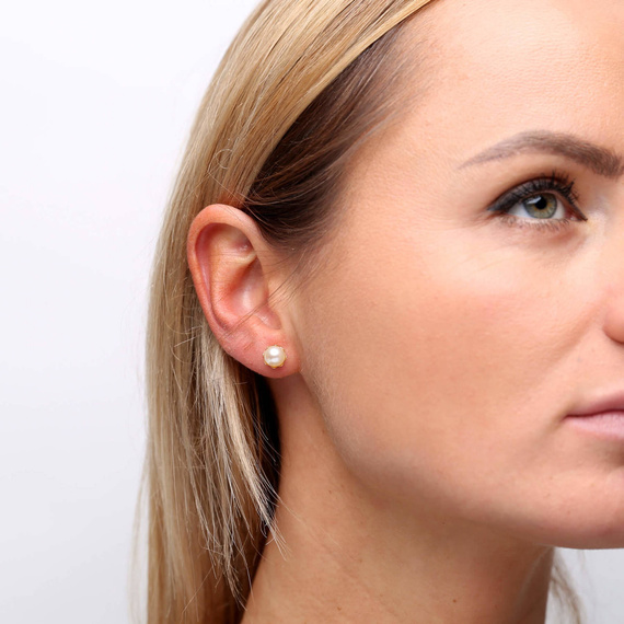 Gold 585 Perlenohrringe