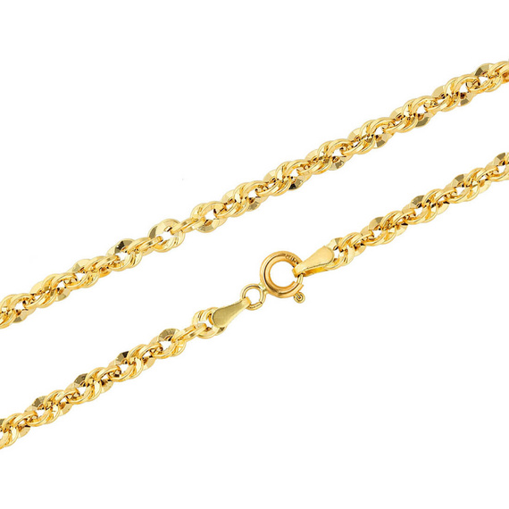 Goldkette 585 Fuchsschwanz 1,3 mm Länge 50 cm