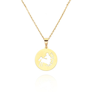 Goldanhänger Anhänger 585 Tierkreiszeichen Schütze Höhe 2,5 cm