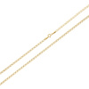 Goldkaffee Halskette 585 Kette 2 mm Gelbgold 55 cm