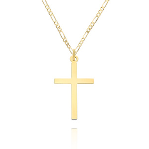 Goldanhänger 585 schlichtes schmales Kreuz