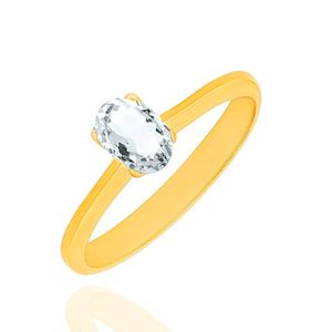 Goldring 585 Saphir 0,43 Karat Diamanten 0,14 Karat
