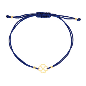 585 Goldarmband auf roter Schnur Unendlichkeitsarmband mit Herzperlen