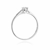Verlobungsring aus Gold mit 0,21 Karat Diamanten