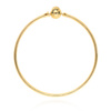 585 Goldarmband für Reize 2,5 mm modulare Basis starrer Armreif 19 cm