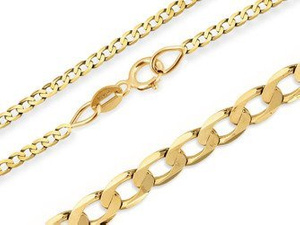 Goldkette 585 Panzerkette 2 mm Länge 50 cm