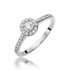 Verlobungsring aus Gold mit 0,52 Karat Diamanten