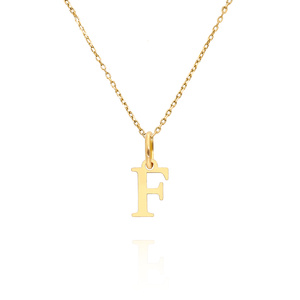 Goldanhänger 585 einfacher Kleinbuchstabe H