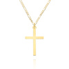 Goldanhänger 585 schlichtes schmales Kreuz