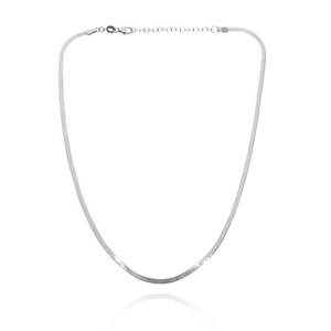 Goldband Halskette schmaler Adder 585 glatt 2,5 mm Länge 42 - 45 cm