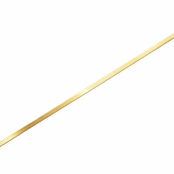 Goldarmband 585 schmal glatt 2,5 mm Länge 17–19 cm