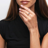 Goldring 585 Saphir 0,43 Karat Diamanten 0,14 Karat