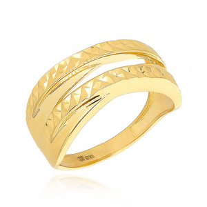 Goldring 585 breit geflochtenes Design