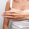 Goldring 585 Saphir 0,43 Karat Diamanten 0,14 Karat