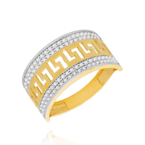 Goldring 585 breit geflochtenes Design