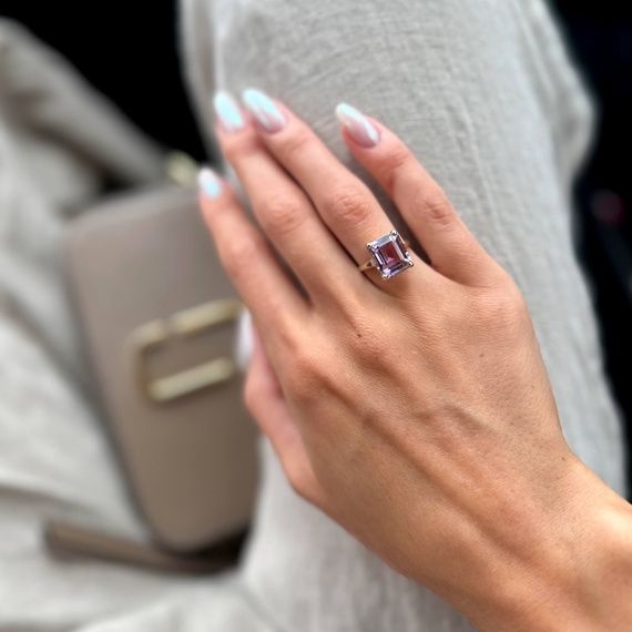 Goldring 585 Saphir 0,43 Karat Diamanten 0,14 Karat