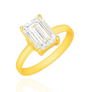 Goldring 585 Saphir 0,43 Karat Diamanten 0,14 Karat