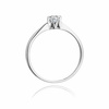 Verlobungsring aus Gold mit einem 0,10-karätigen Diamanten