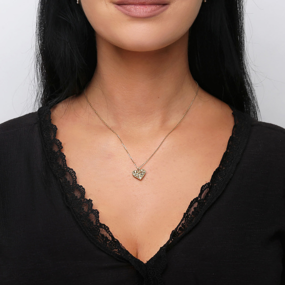 Goldperlenkette 585 facettierte Perlen Naturperle 47 cm